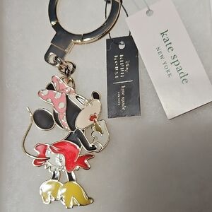 Kate Spade NWT Disney Collab Mini Keychain/bag Charm